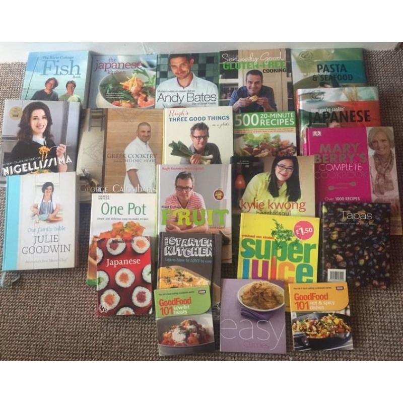22 cookbooks bundle (various)
