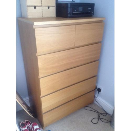 IKEA Malm 6 Drawer Chest