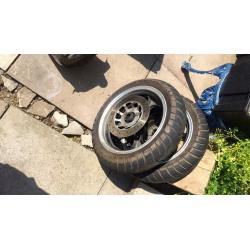 Moped tyres for sale come off a 125cc