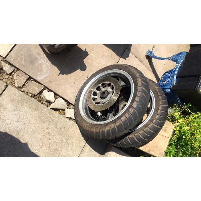 Moped tyres for sale come off a 125cc