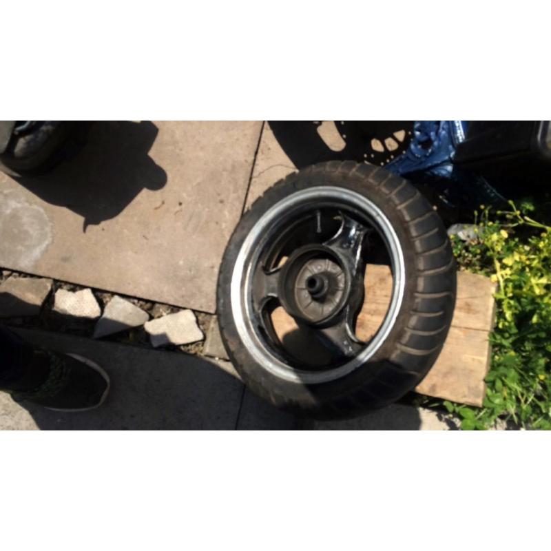 Moped tyres for sale come off a 125cc