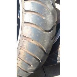 Moped tyres for sale come off a 125cc
