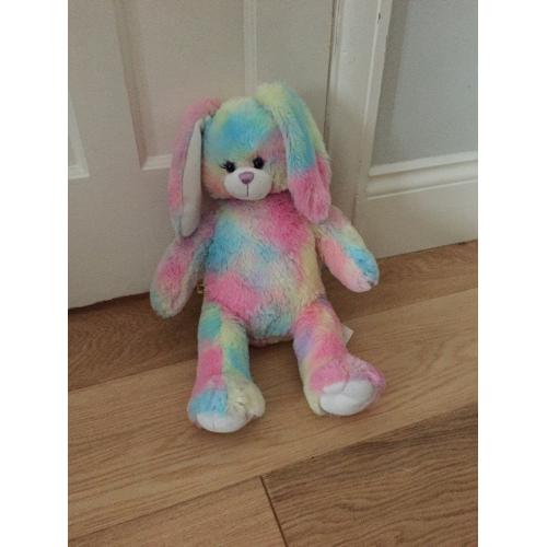 Rainbow Rabbit from Build a Bear.