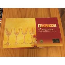 Provence and chantilley glasses