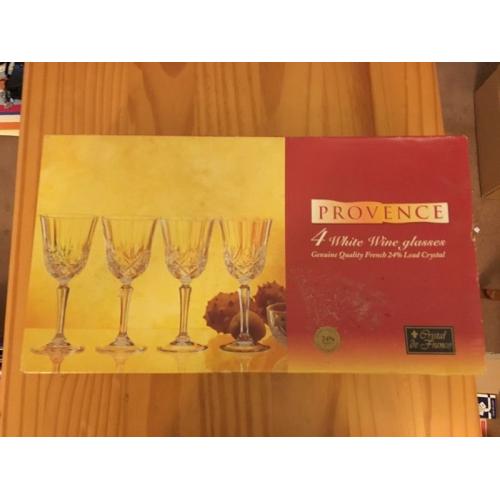 Provence and chantilley glasses
