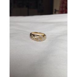 9ct chunky diamond ring