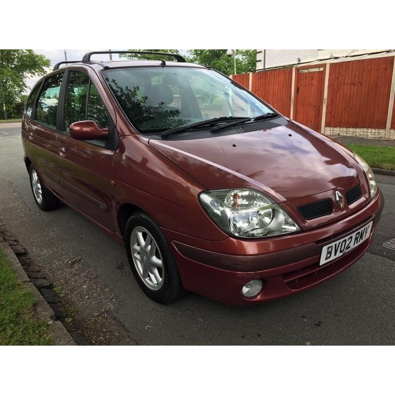 RENAULT MEGANE SCENIC 1.6 FIJDI 2002 HALF LEATHER FULL HISTORY CAMBELT CHANGED TWICE