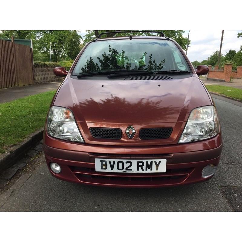 RENAULT MEGANE SCENIC 1.6 FIJDI 2002 HALF LEATHER FULL HISTORY CAMBELT CHANGED TWICE