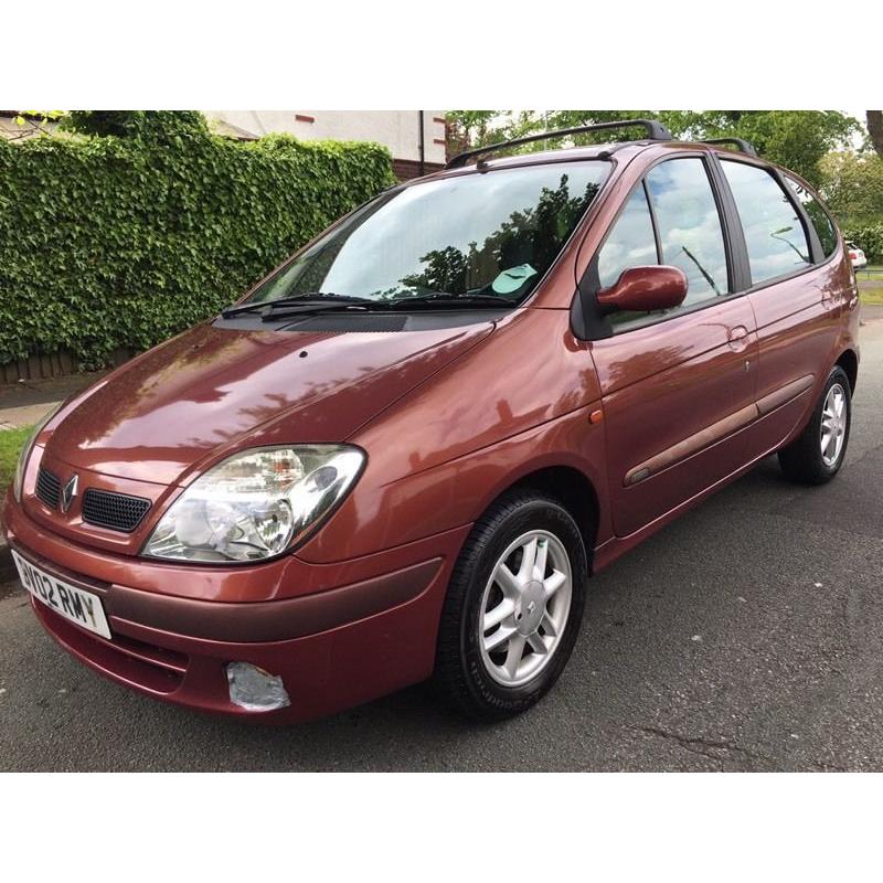 RENAULT MEGANE SCENIC 1.6 FIJDI 2002 HALF LEATHER FULL HISTORY CAMBELT CHANGED TWICE
