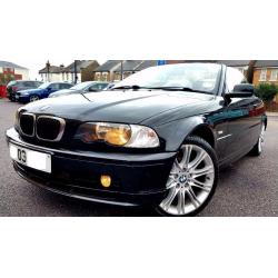 BMW 3 SERIES 318 PETROL CONVERTIBLE, EXCELLENT CONDITION, 3 MONTH WARRANTY, P/X WELCOME