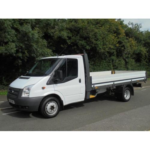 2012 62 FORD TRANSIT T350 2.2TDCI 100BHP LWB 13FT 6IN DROPSIDE TRUCK DIESEL