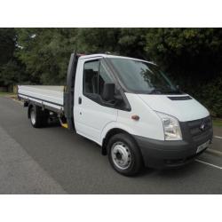 2012 62 FORD TRANSIT T350 2.2TDCI 100BHP LWB 13FT 6IN DROPSIDE TRUCK DIESEL