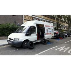 Mobile tyre fitter fitting services, 24hr mobile flat puncture emergency services for cars vans
