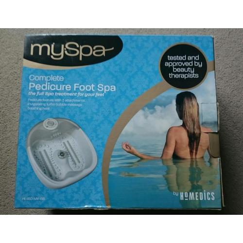 Homedics luxury foot spa