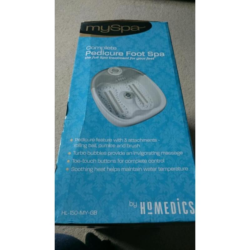 Homedics luxury foot spa