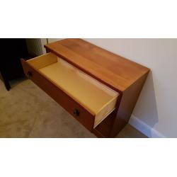 Wooden tall chest of drawers, good condition