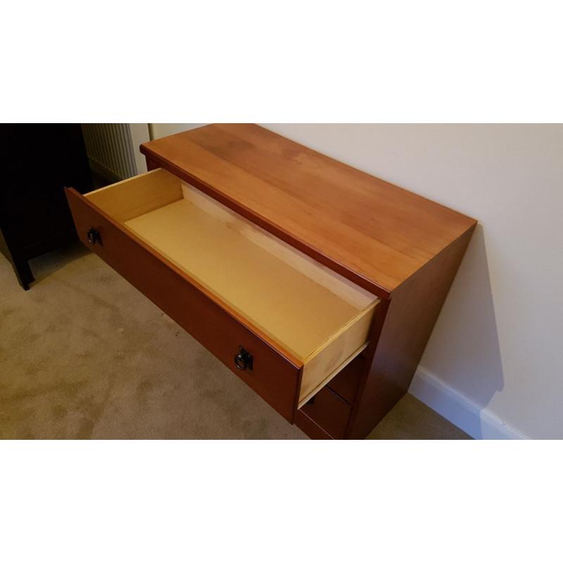 Wooden tall chest of drawers, good condition
