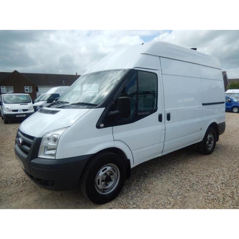 2010 60 FORD TRANSIT T350 MWB HIGH ROOF 2.4 TDCI 115 BHP WITH AIR CON 61680 MIL