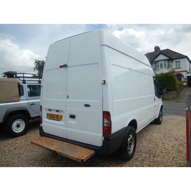 2010 60 FORD TRANSIT T350 MWB HIGH ROOF 2.4 TDCI 115 BHP WITH AIR CON 61680 MIL