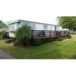 Bluebird Calypso 35ft Static Caravan, Sited with Fees Paid.