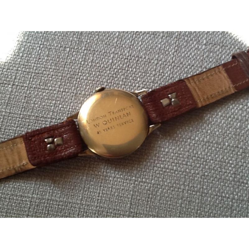 TUDOR / ROLEX , SOLID GOLD GENTS VINTAGE WATCH ,