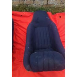 Old school retro high back Bucket seats.