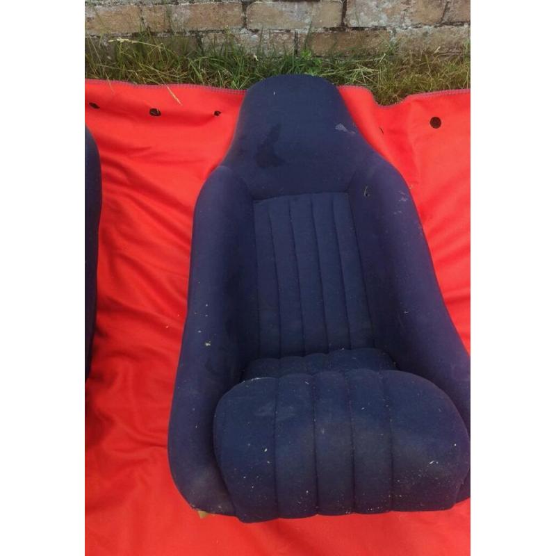 Old school retro high back Bucket seats.