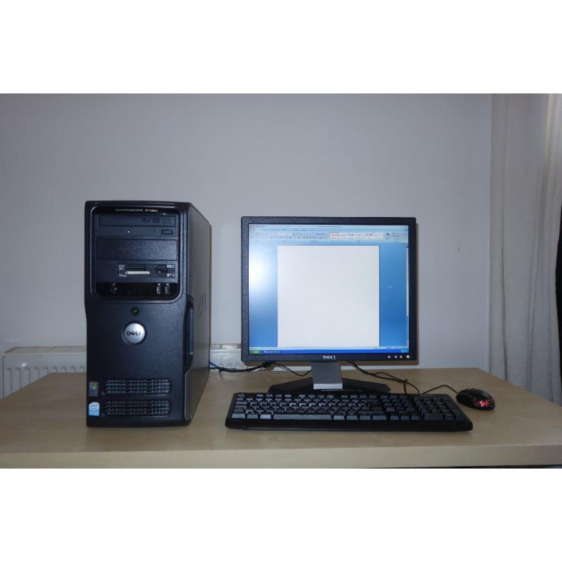 Dell Dimension 3100 PC Computer System - 3GHz Processor, 1GB RAM, 19" Monitor