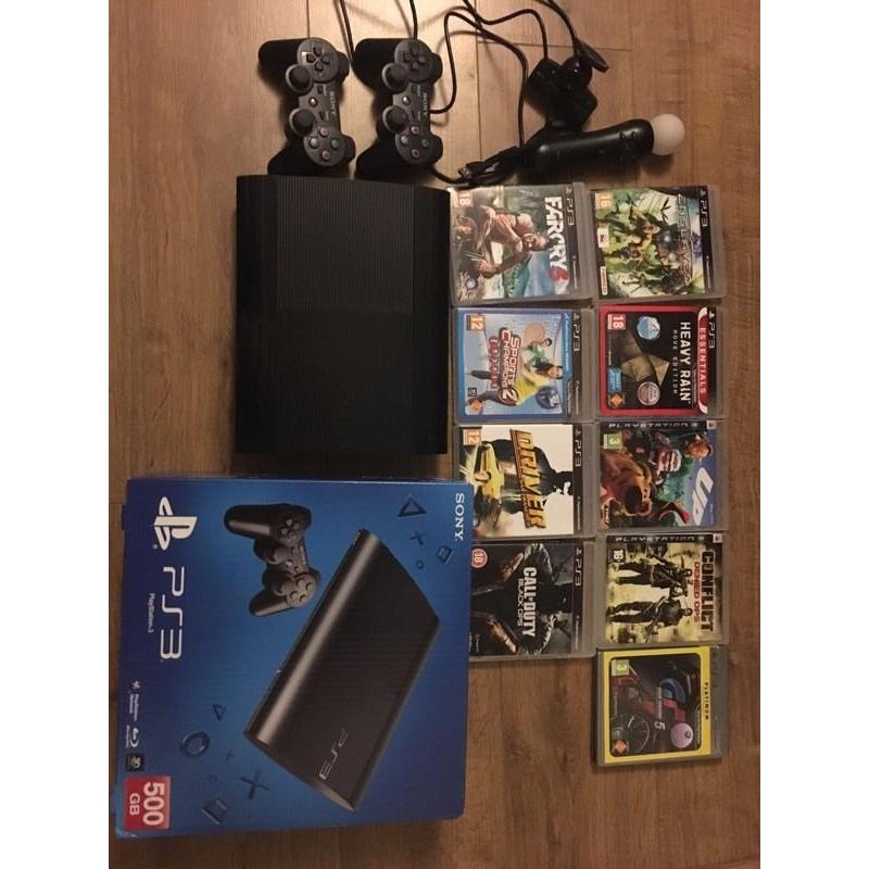 PS3 500 GB like new