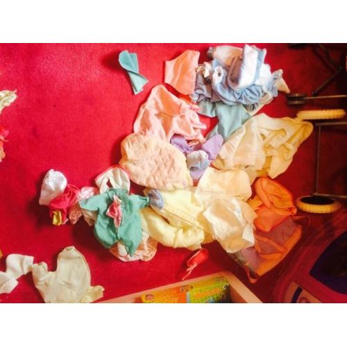 Dolls, clothes and accessories