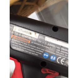 Snap on impact gun 18 v ct4850