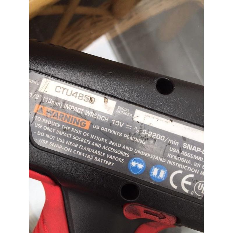 Snap on impact gun 18 v ct4850