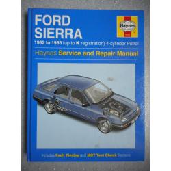 HAYNES FORD SIERRA 1982-93 SERVICE AND REPAIR MANUAL.