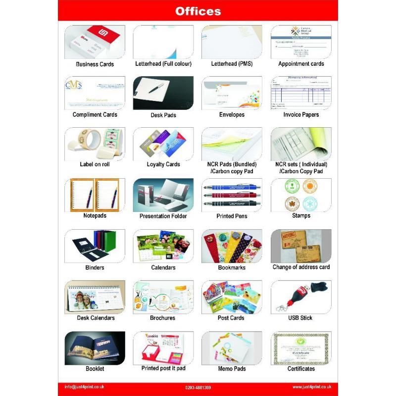 LEAFLET Printing ,BROCHURES,FLYERS - POSTER -BUSINESS CARDS& Vinyl stickers,TAXI Cards London,Slough