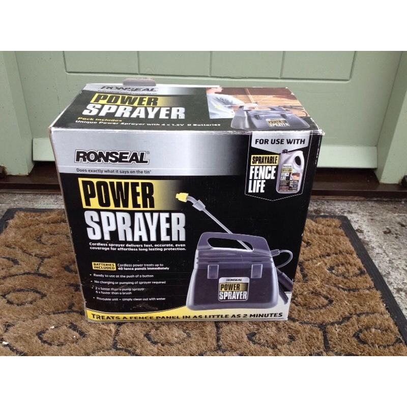 Ronseal power sprayer - fence sprayer