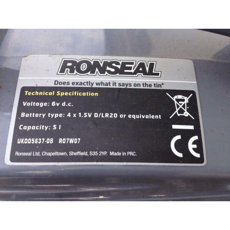 Ronseal power sprayer - fence sprayer