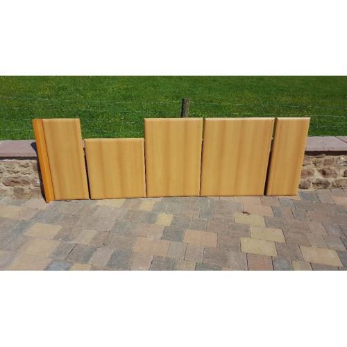 15 Beech effect solid kitchen cabinet doors