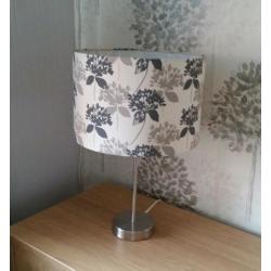 Matching floor lamp and table lamp