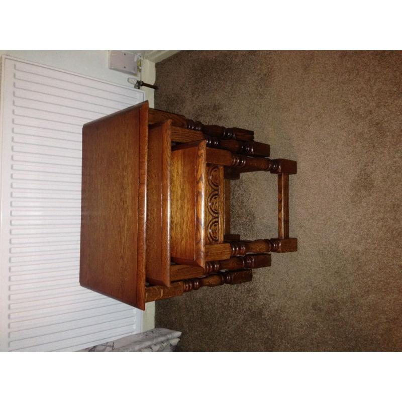 Morris nest of three tables for sale