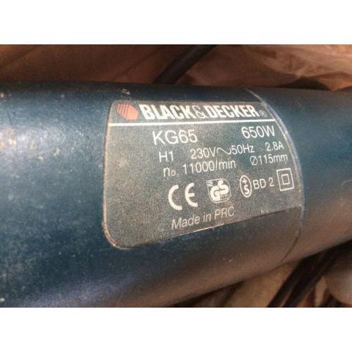 Black and decker angle grinder