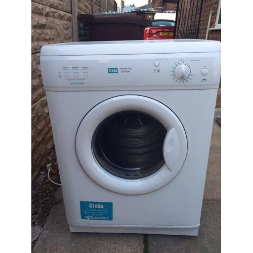 Creda hotair dryer 6 kilo