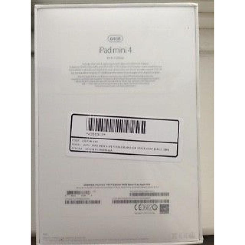 Brand New cellular 64GB iPad mini 4