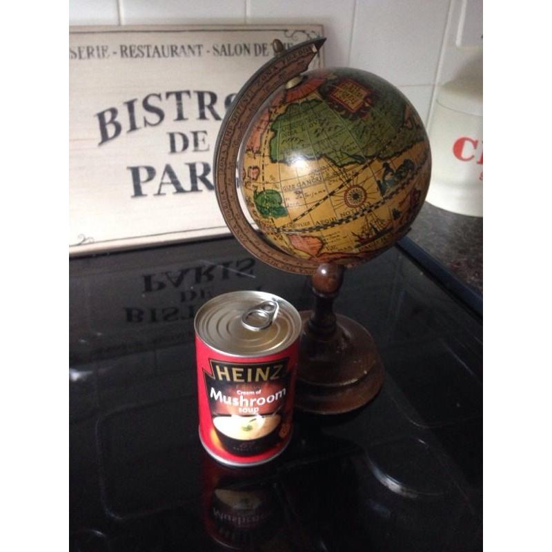 Vintage world globe