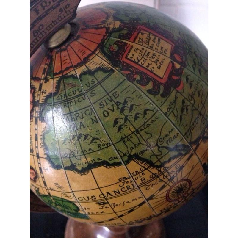 Vintage world globe