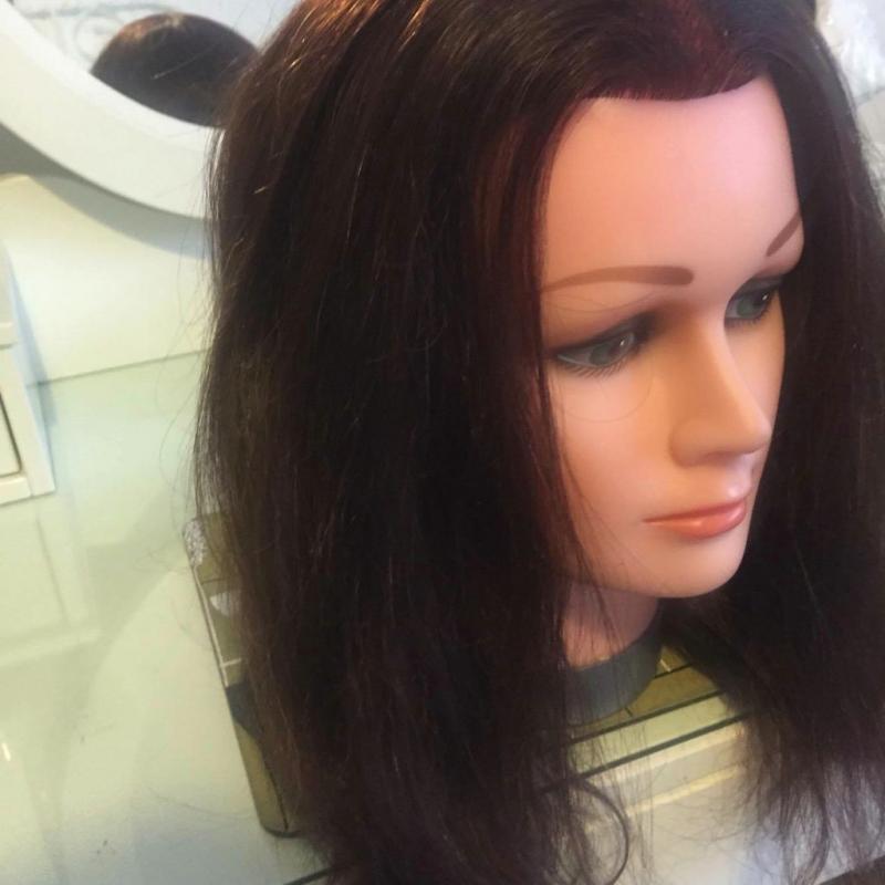Hairdressing training head hairdressing block