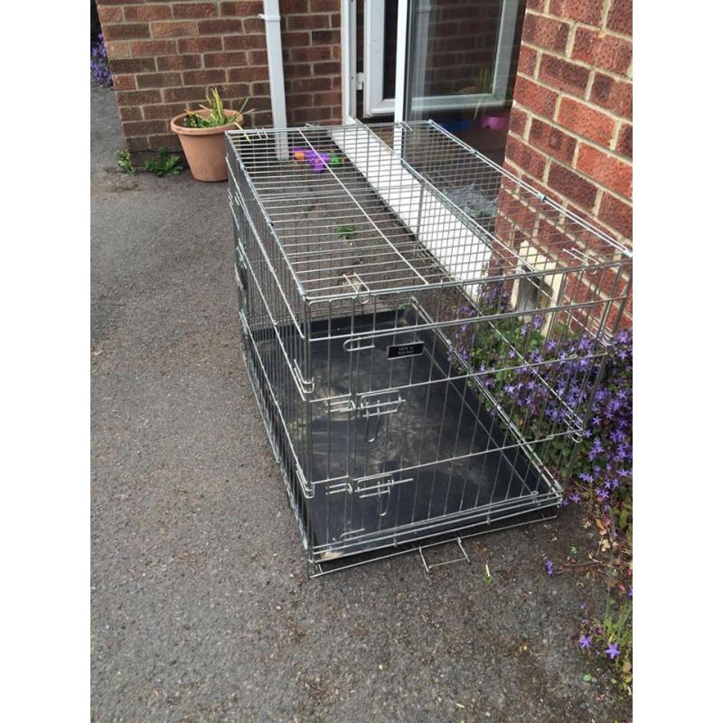 Large Metal Dog Crate