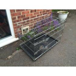 Large Metal Dog Crate