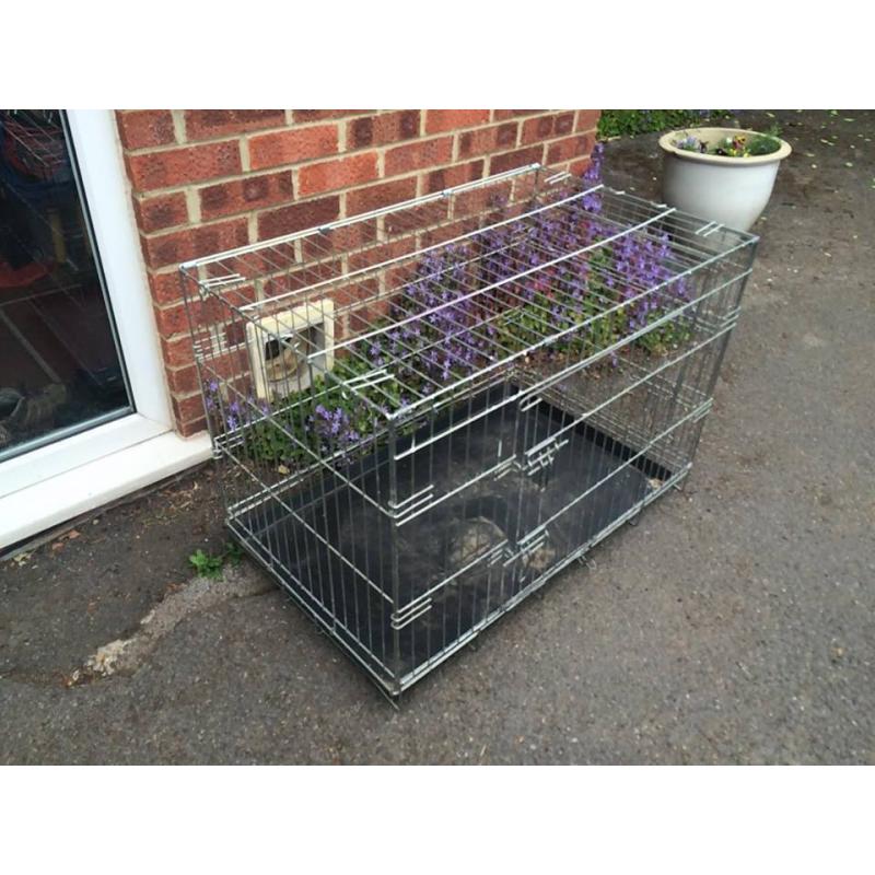 Large Metal Dog Crate
