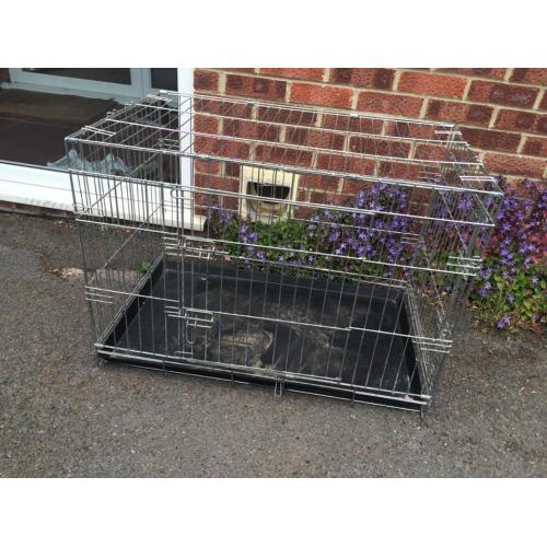 Large Metal Dog Crate