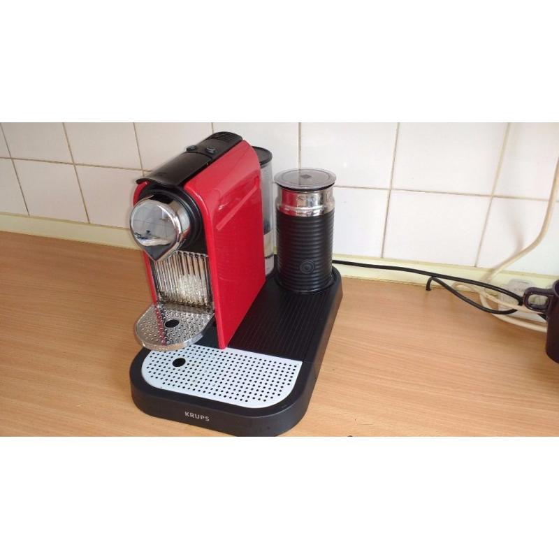 Nespresso Krupz Citiz + Aeroccino - amazing condition!
